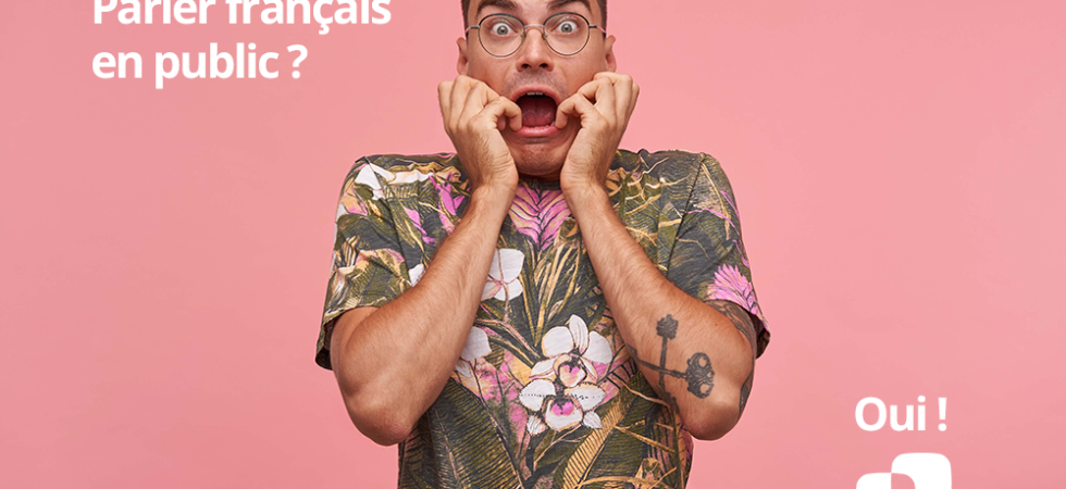 homme terrorisé par prononciation du français